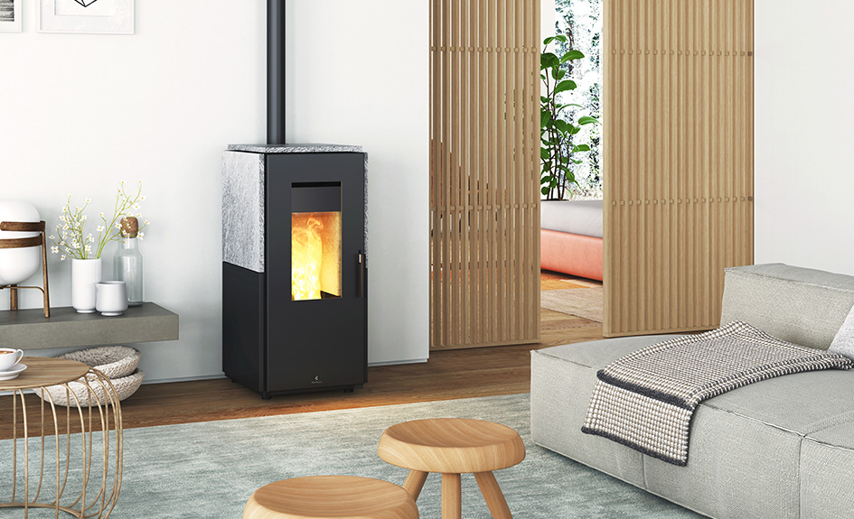 Pellet stoves, Pellet stoves heating